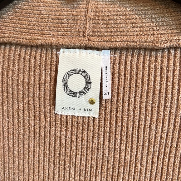 Anthropologie Akemi + Kin Petra Dolman Sleeve
Cocoon Ribbed Sweater Camel Tan OS - Picture 7 of 8